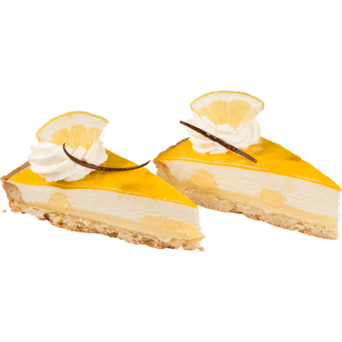 Foto van DekaVers Bavaroise punten lemon op witte achtergrond