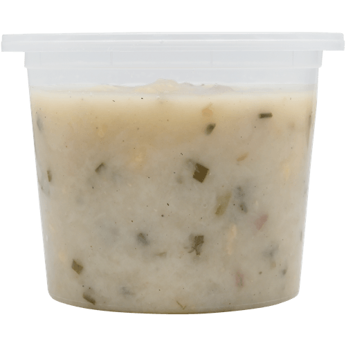 Foto van DekaMarkt Aspergesoep op witte achtergrond