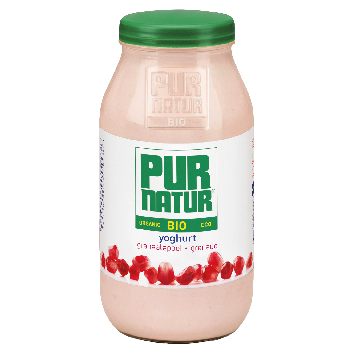 Pur Natur Biologische volle roeryoghurt granaatappel