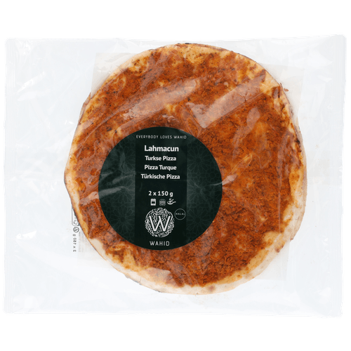 Foto van Wahid Turkse pizza lahmacun 2 st. op witte achtergrond