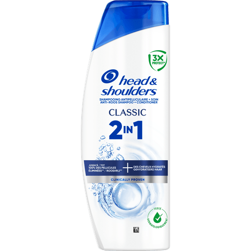 Foto van Head & Shoulders Shampoo classic 2-in-1 op witte achtergrond