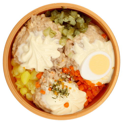 Foto van Westland Salade rundvlees op witte achtergrond