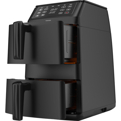 Foto van Seeger Double stack airfryer op witte achtergrond