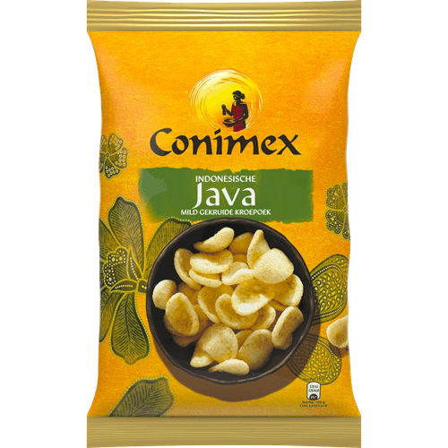 Foto van Conimex Kroepoek java op witte achtergrond