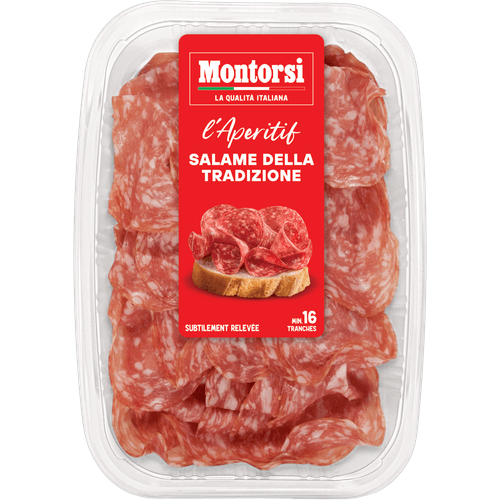 Foto van Montorsi Salame op witte achtergrond