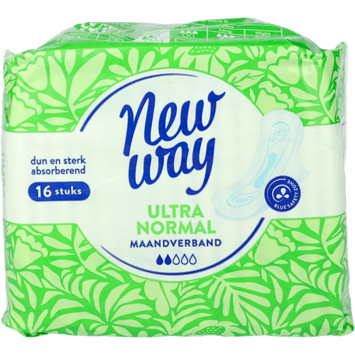 Foto van New Way Maandverband ultra normaal op witte achtergrond