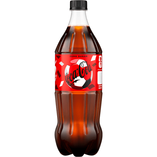 Foto van Coca-Cola Zero op witte achtergrond