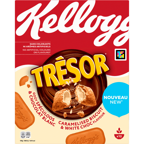 Foto van Trésor Chinois Tresor speculoos op witte achtergrond