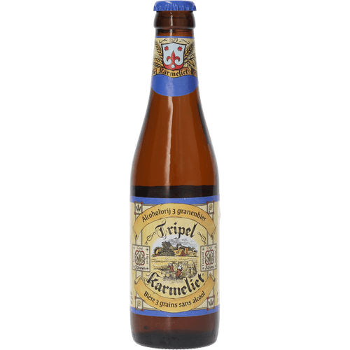 Foto van Karmeliet Tripel 0.4% 4x 33cl op witte achtergrond