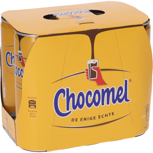 Foto van Chocomel Vol 6x25 cl op witte achtergrond