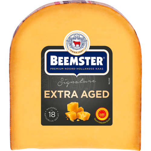 Foto van Beemster Extra aged 48+ op witte achtergrond