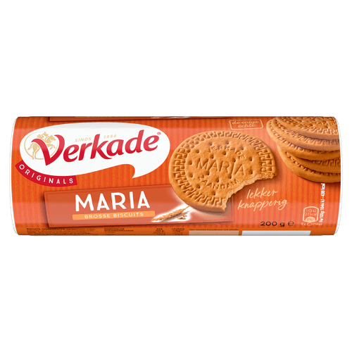 Foto van Verkade Biscuits maria op witte achtergrond