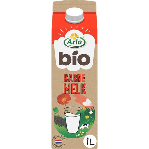 Foto van Arla Biologisch karnemelk op witte achtergrond