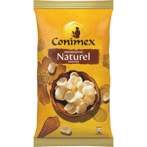 Foto van Conimex Kroepoek naturel op witte achtergrond