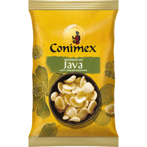 Foto van Conimex Kroepoek java op witte achtergrond