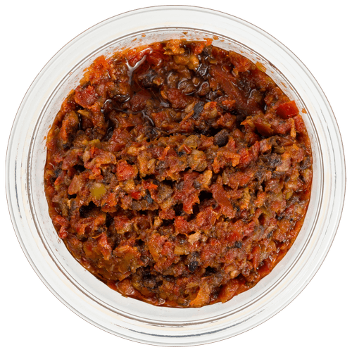 Foto van DekaVers Tapenade toscaans op witte achtergrond