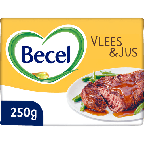 Foto van Becel Vlees & jus bakken en braden op witte achtergrond