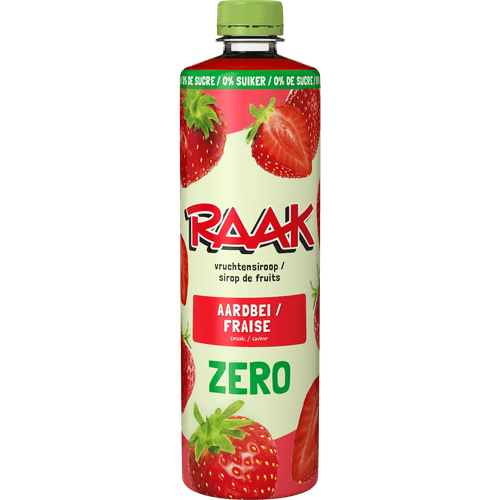 Foto van Raak Aardbei zero op witte achtergrond
