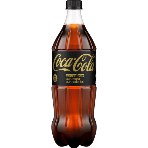 Foto van Coca-Cola Zero sugar zero caffeine op witte achtergrond