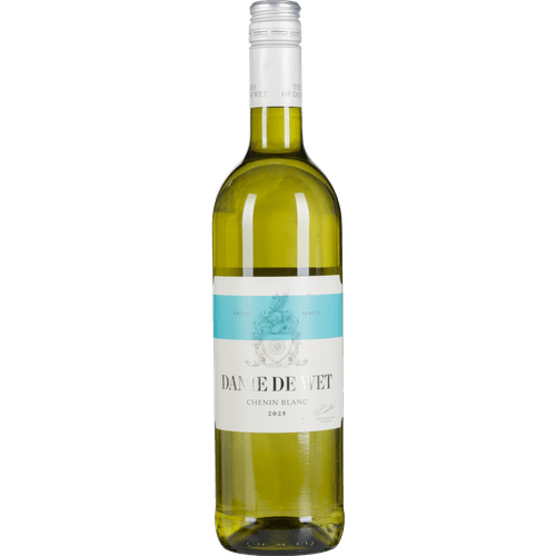 Foto van DANIE DE WET Chenin blanc op witte achtergrond