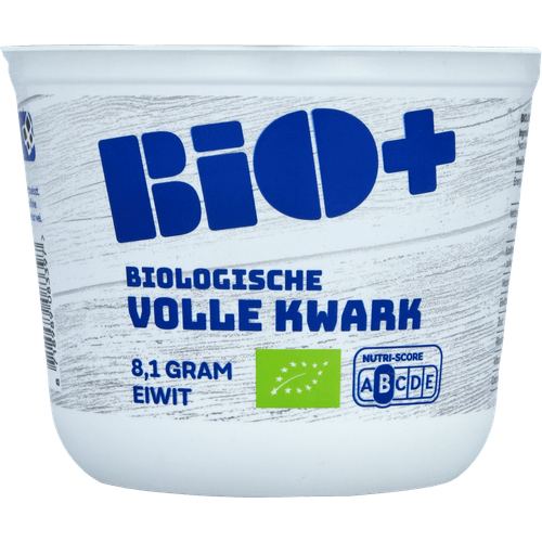 Foto van Bio+ Volle kwark bio op witte achtergrond