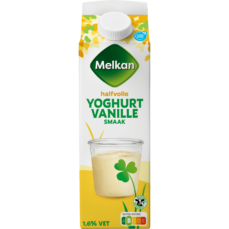 Melkan Halfvolle yoghurt vanille