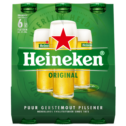 Foto van Heineken Mono pilsener twist off op witte achtergrond