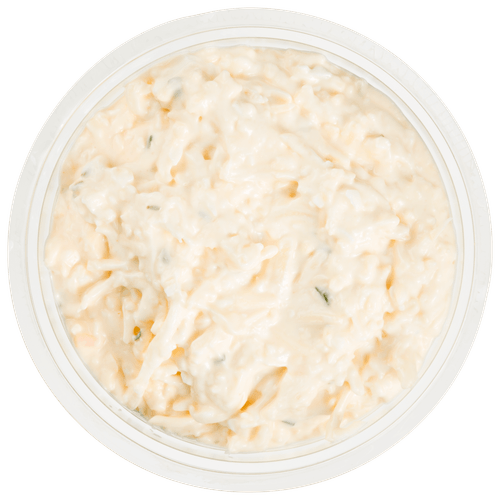 Foto van DekaMarkt Kaassalade op witte achtergrond
