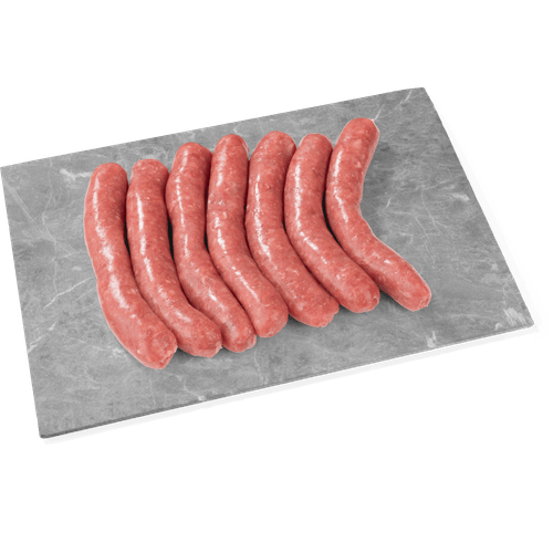 Foto van DekaVers Actie runderchipolata 7 stuks op witte achtergrond