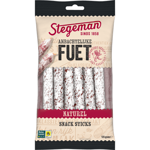 Foto van Stegeman Fuet multipack op witte achtergrond