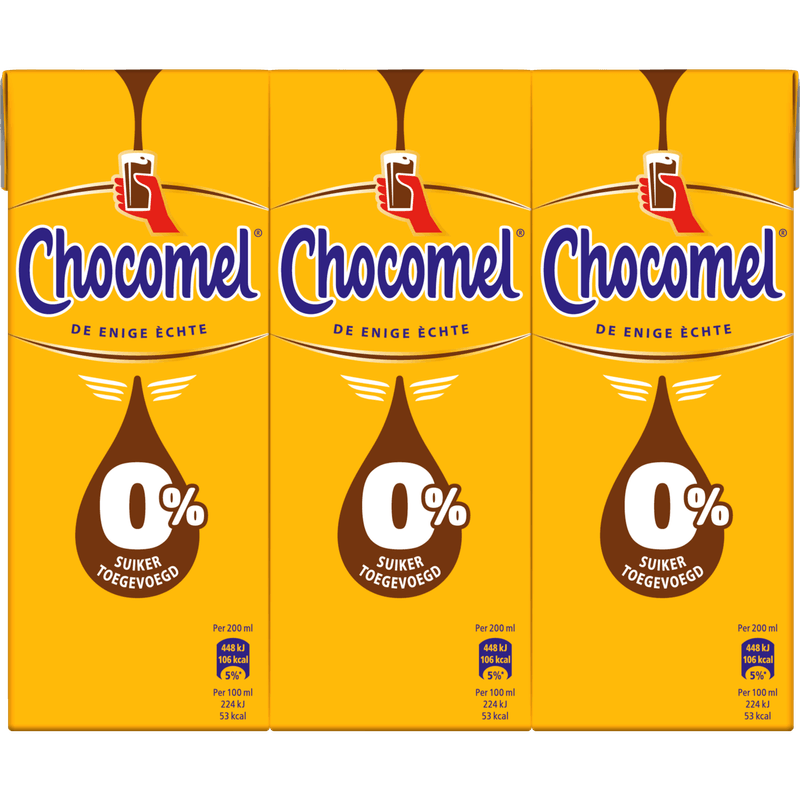 Chocomel Chocolademelk 0% 6 pack