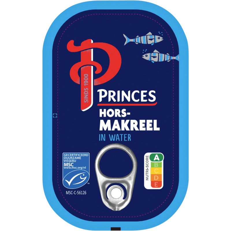 Princes Horsmakreel in water