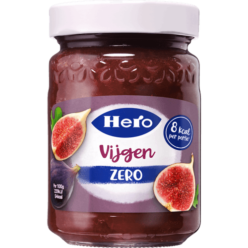 Foto van Hero Vruchtenspread vijgen zero op witte achtergrond