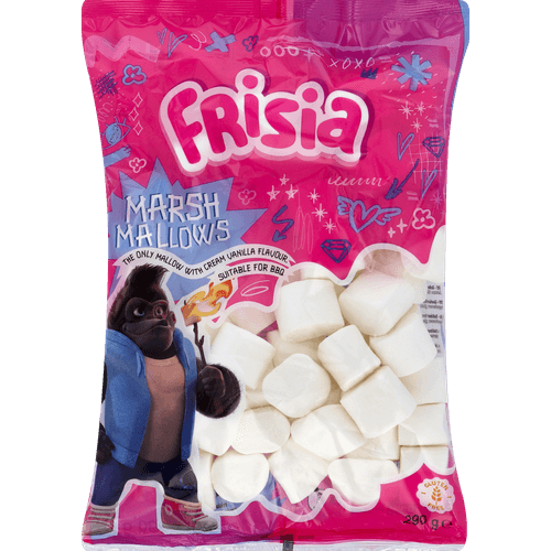 Foto van Frisia Marshmallows op witte achtergrond