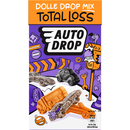 Foto van Autodrop Total loss drop mix op witte achtergrond