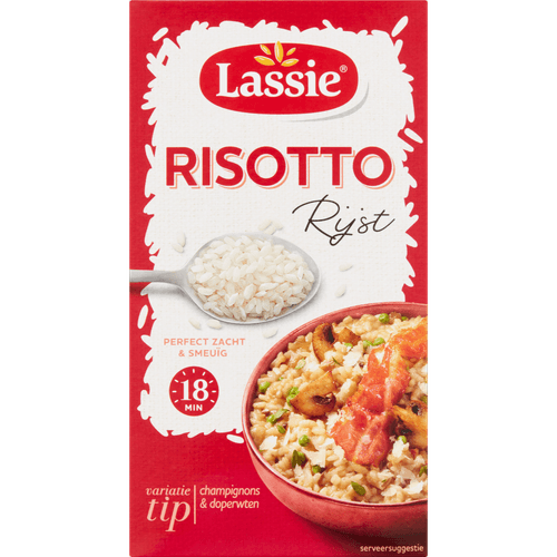 Foto van Lassie Risottorijst op witte achtergrond