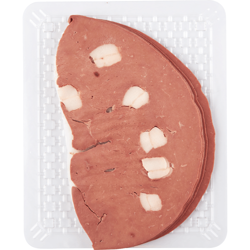 Foto van DekaVers Runderschelp lever op witte achtergrond