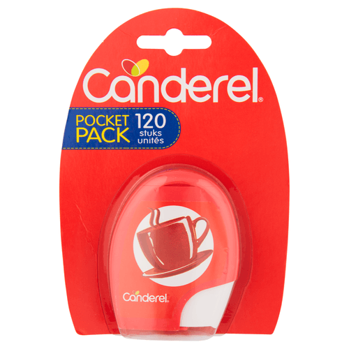 Foto van Canderel Zoetjes zakdispenser op witte achtergrond