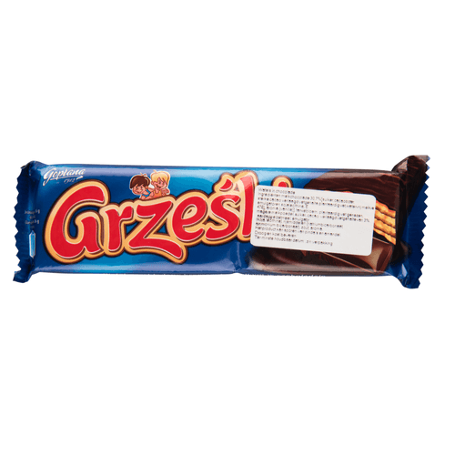 Foto van Goplana Chocolade wafels op witte achtergrond