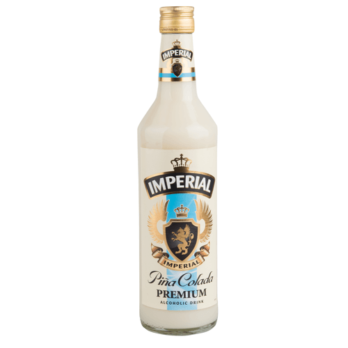 Foto van Imperial Pina colada op witte achtergrond