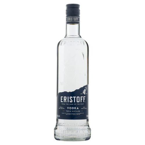 Foto van Eristoff Vodka 700 ml op witte achtergrond