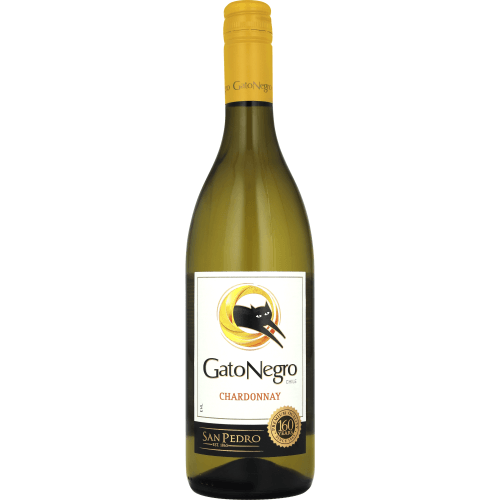 Foto van Gato Negro Chardonnay op witte achtergrond