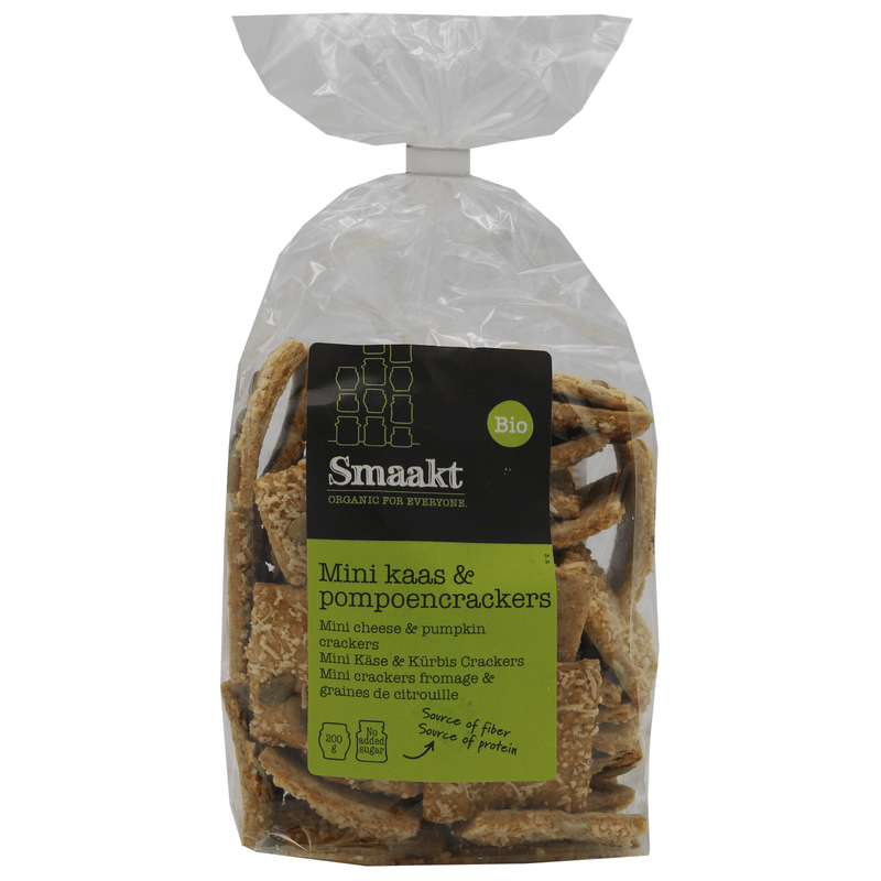 Smaakt Mini crackers kaas/pompoen