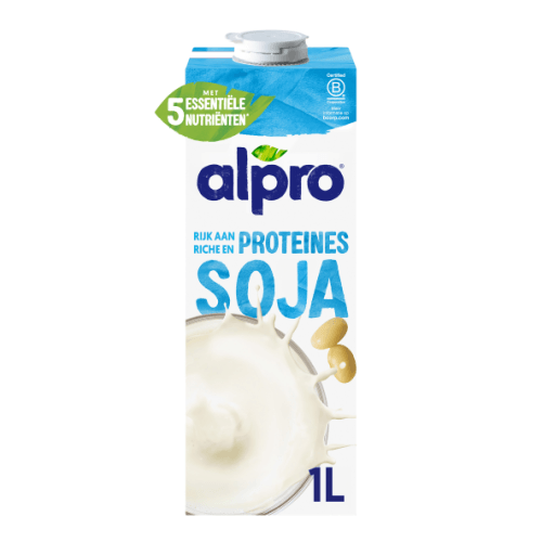 Foto van Alpro Sojadrink original op witte achtergrond