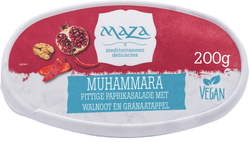 Foto van Maza Muhammara op witte achtergrond