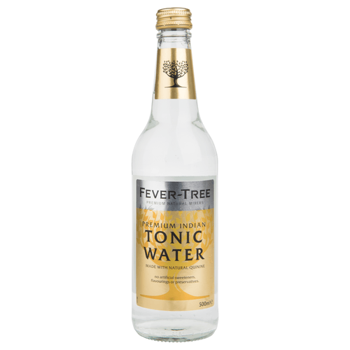 Foto van Fever Tree Indian tonic op witte achtergrond