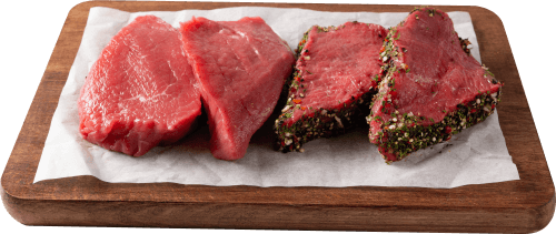 Foto van DekaVers Rundersteak 2 stuks op witte achtergrond