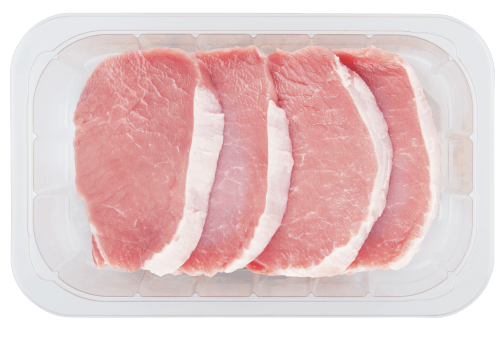 Foto van DekaVers Varkensfiletlapjes 4 stuks op witte achtergrond