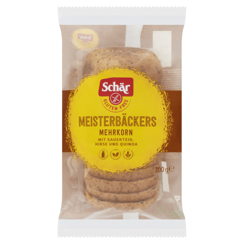 Foto van Schär Mehrkorn glutenvrij op witte achtergrond