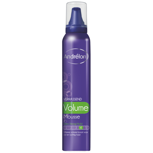Foto van Andrélon Mousse verrassend volume op witte achtergrond